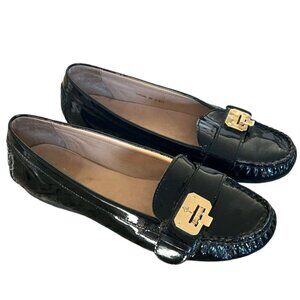 COLE HAAN Tali Golden Lock Moccasin SlipOn Loafer Patent leather Women's 8 B